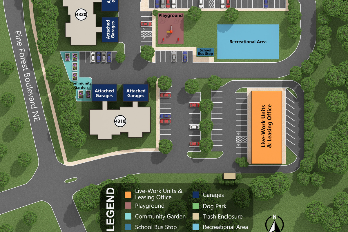 Map of Apartments