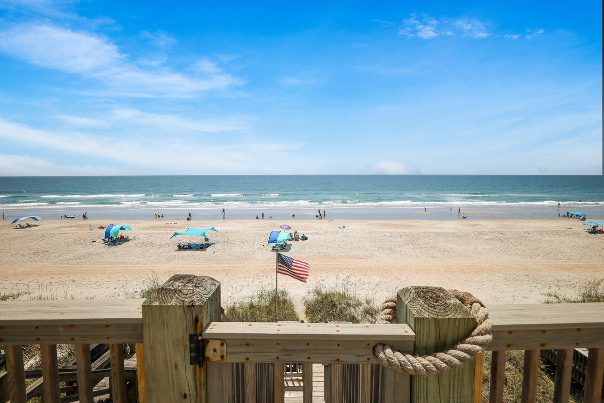 Stunning oceanfront views right from the top deck