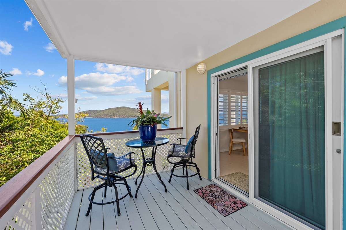 Stunning views to welcome you right at the front door!