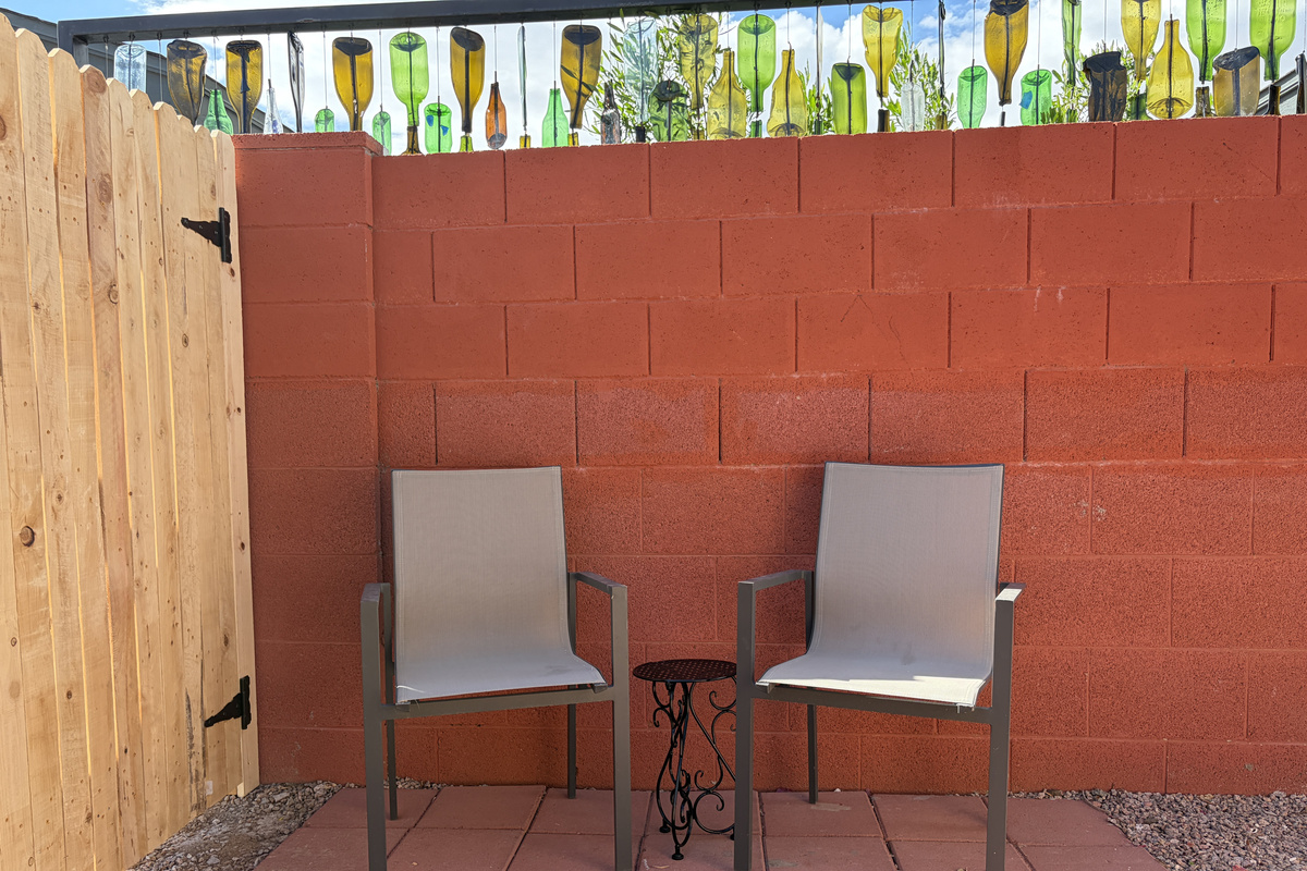 Enjoy Tempe's warm winters on the back patio with a cup of Joe!