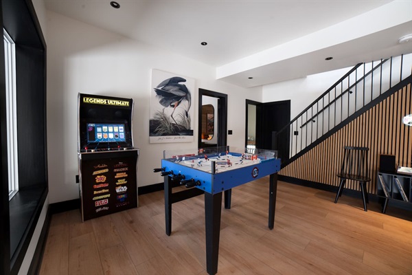 Basement games room