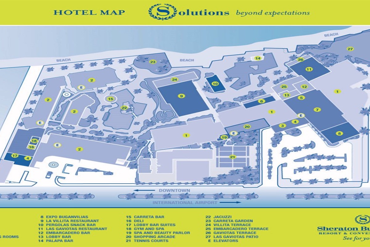 Property Map @ Buganvilia Vacation Owner Club, Vacation Travel Exclusives