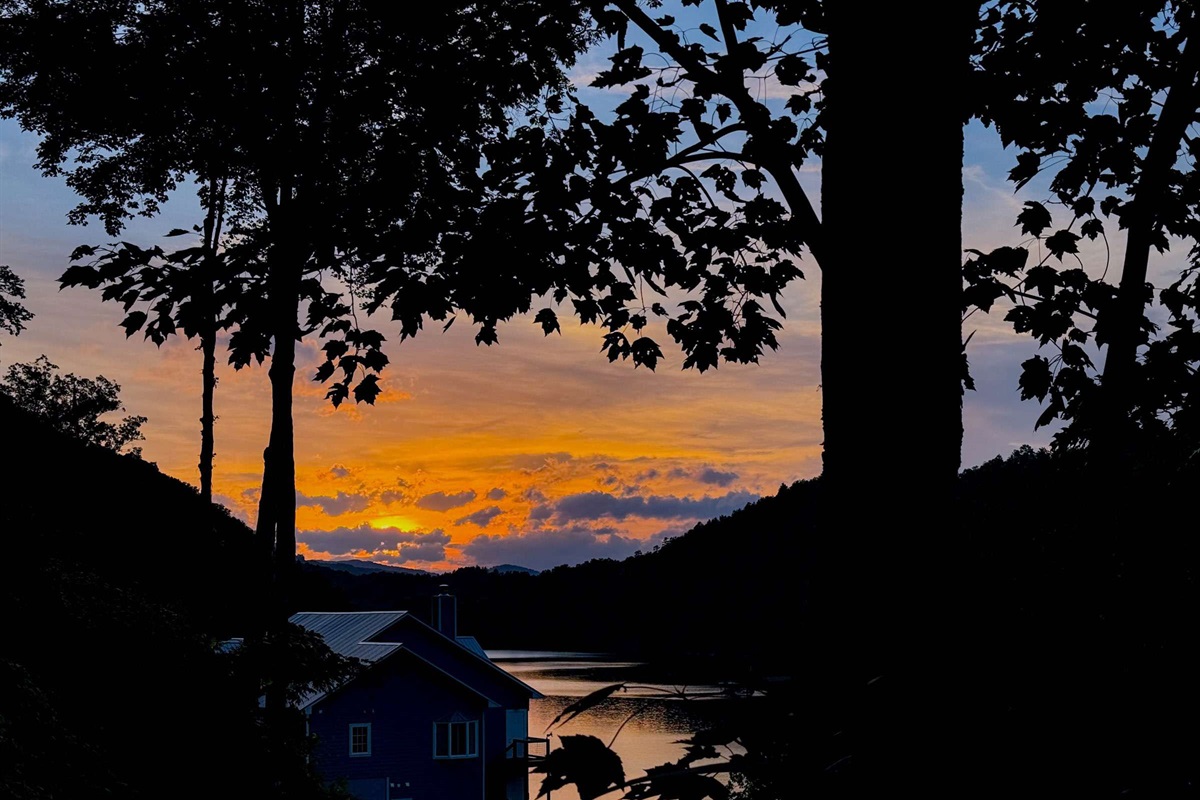 The sunset in this mountain setting is truly special!