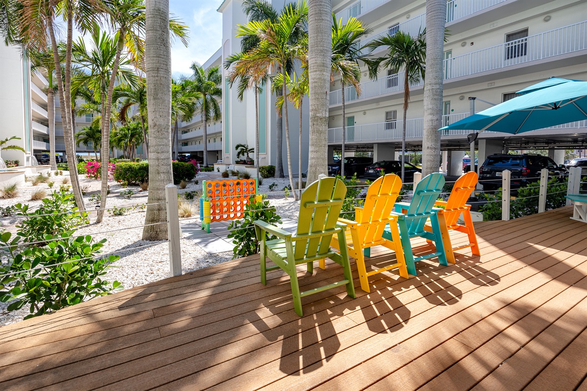 Games & outdoor seating