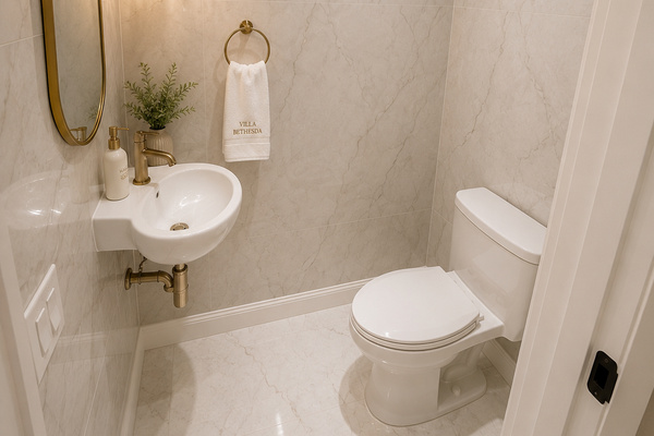 Half bath upstairs