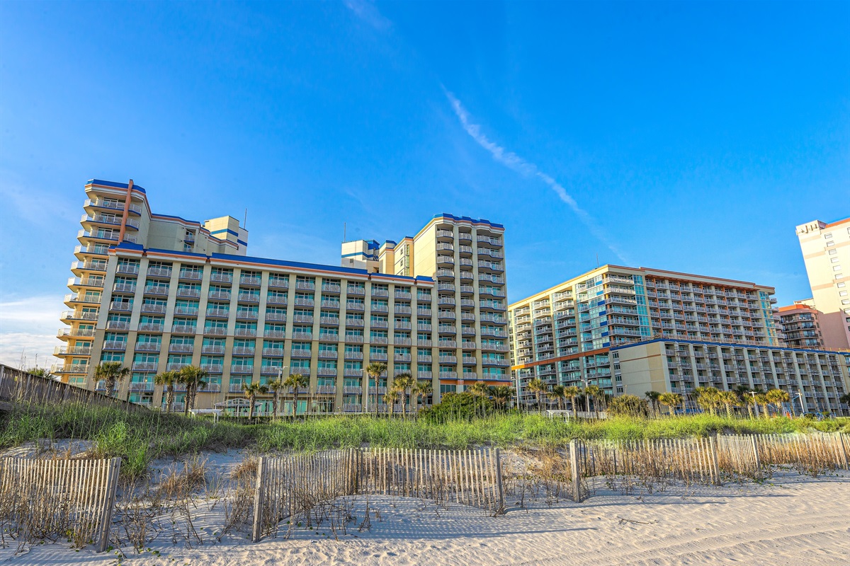 View from beach