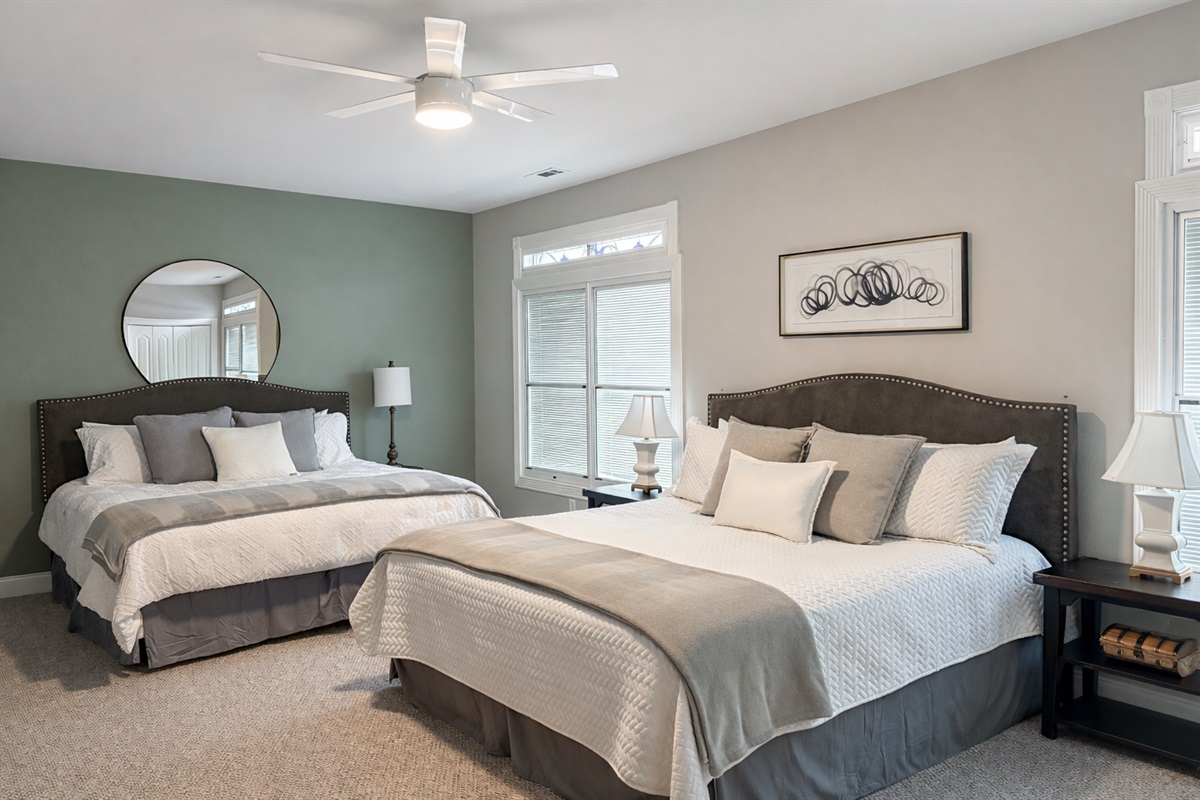 Rest peacefully in the 2 luxurious king-sized beds, designed for ultimate relaxation.