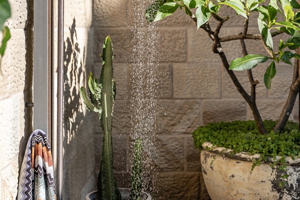 hot/cold outdoor shower