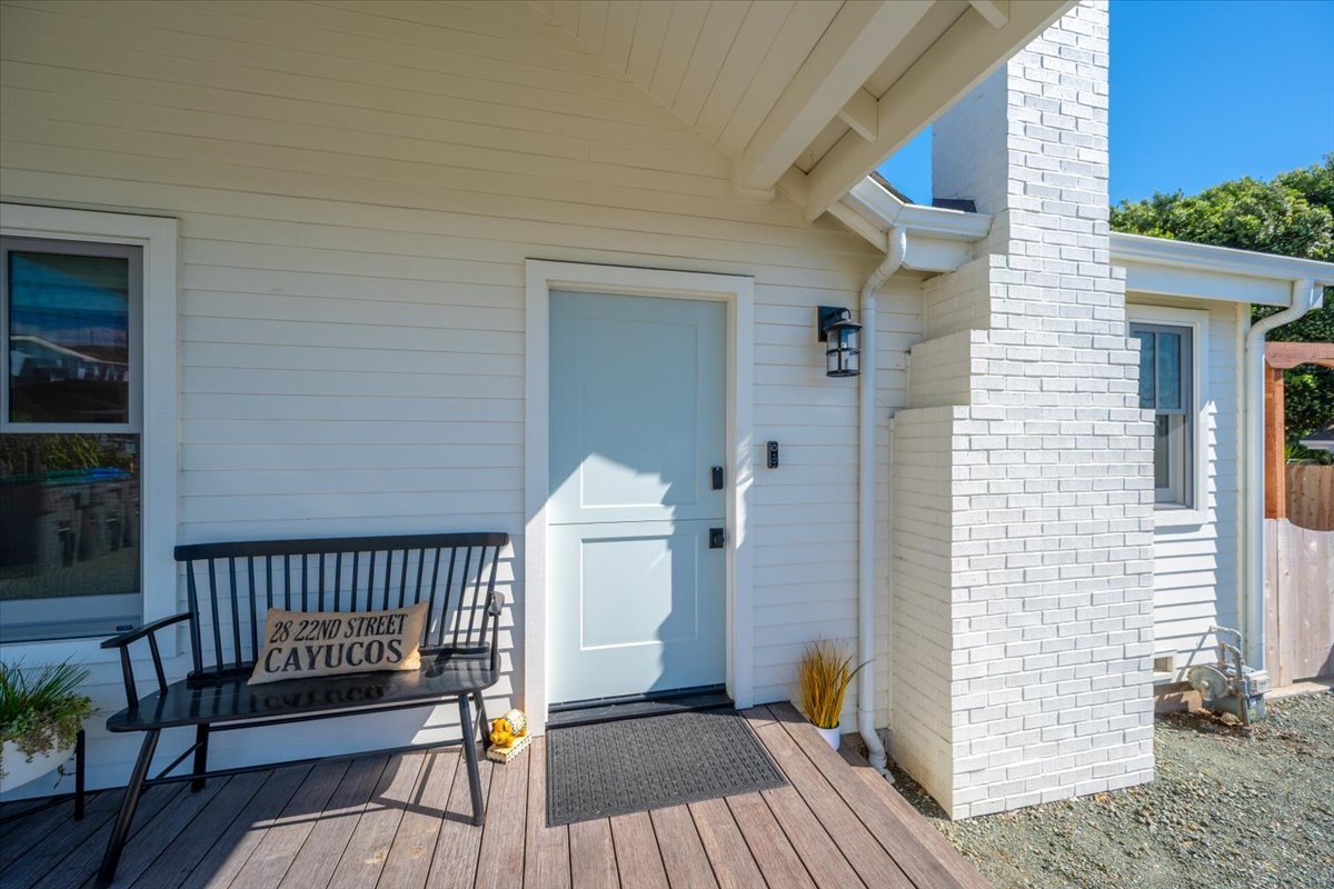Welcoming entry porch