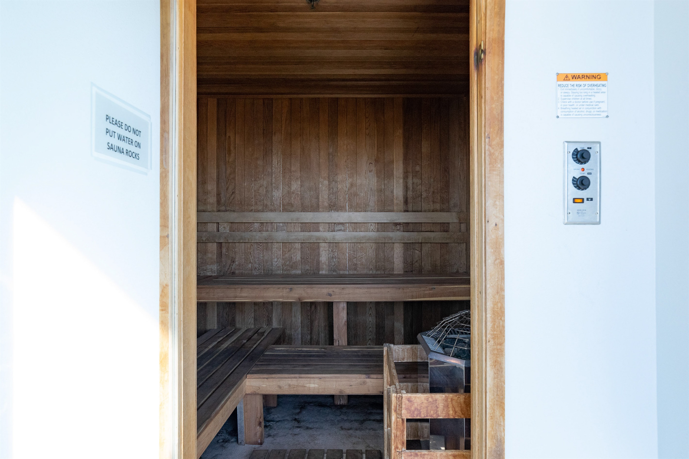 Sweat it out, vacation style. This sauna session is the perfect complement to staying active while traveling.