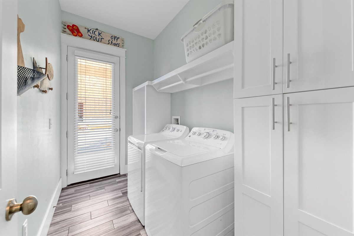 Laundry Area w/ Drop Zone
