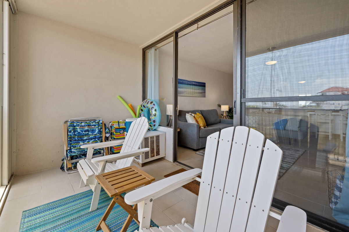 We provide beach chairs, a cooler, and a few floats for the beach!