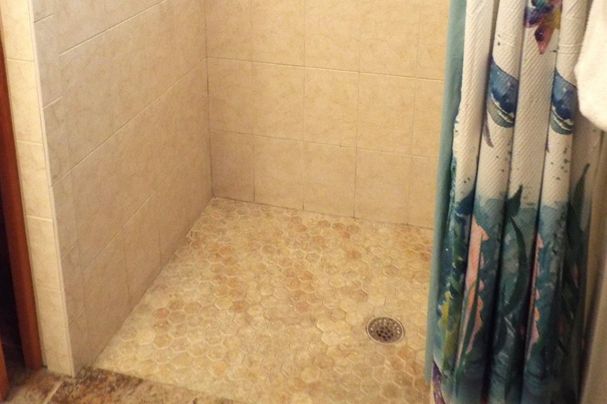 no step into the shower
