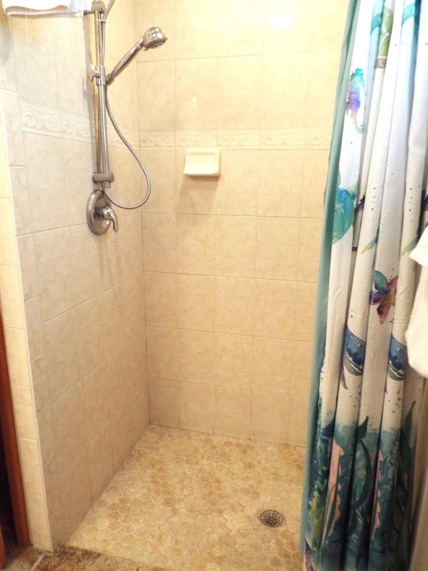 no step into the shower