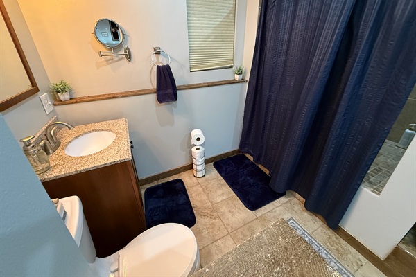 Downstairs bathroom / shower