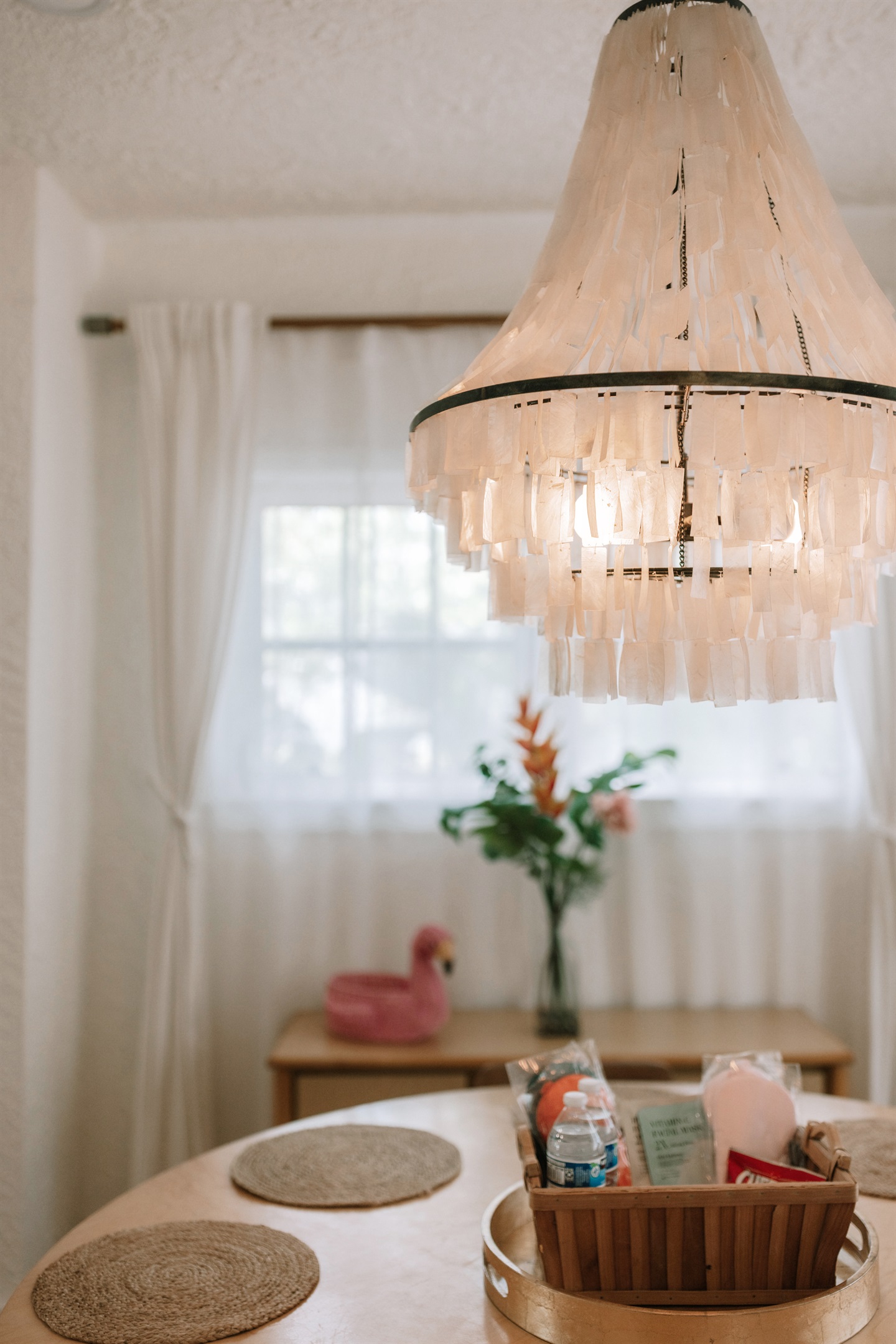 Gather in the dining area to enjoy homemade meals together after a long day at the pool or beach.