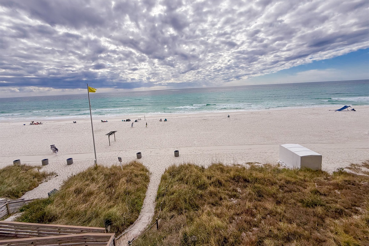 Gulf views from the private balcony