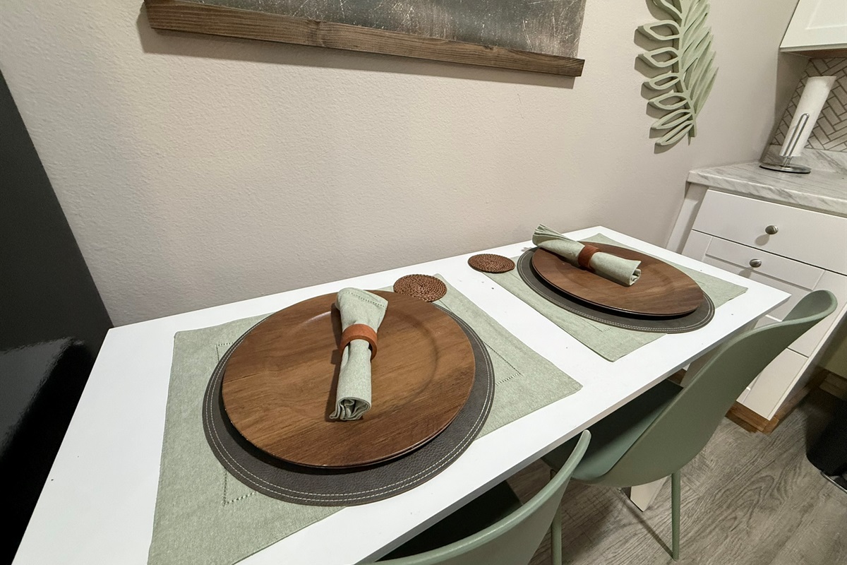 Simple moments, shared meals, and good conversation — this little table was made for connection