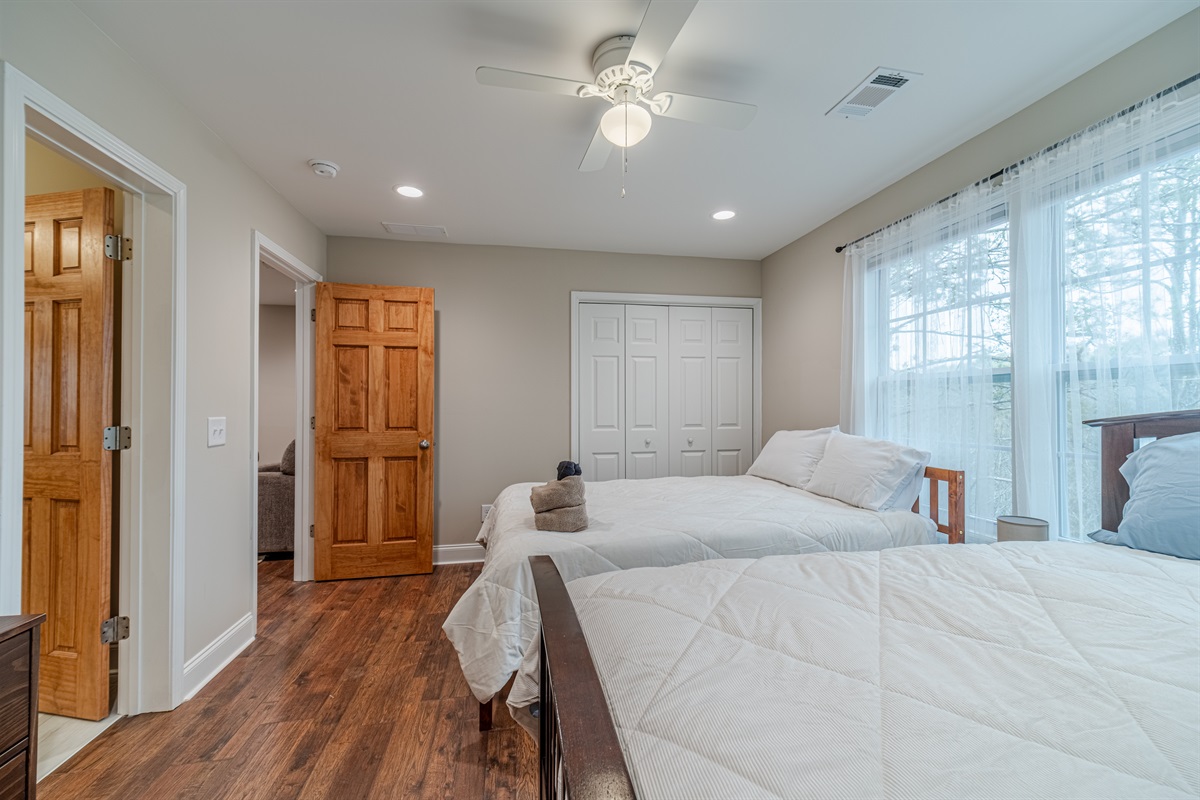 Double and Queen Guest Bedroom Upstairs