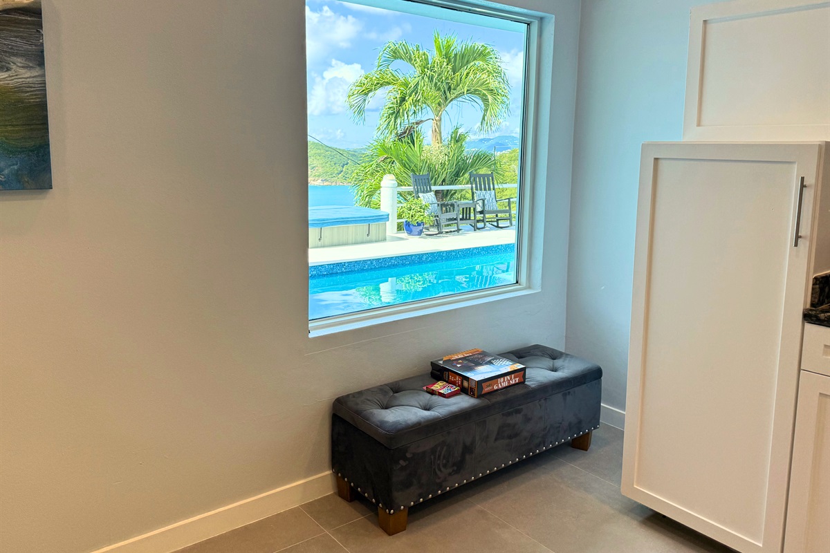 The view from the reflection room