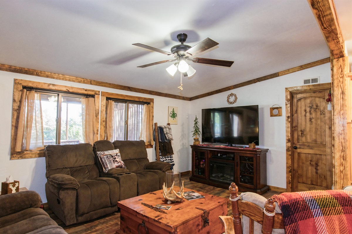 Comfortable seating perfect for movie nights and lazy mornings