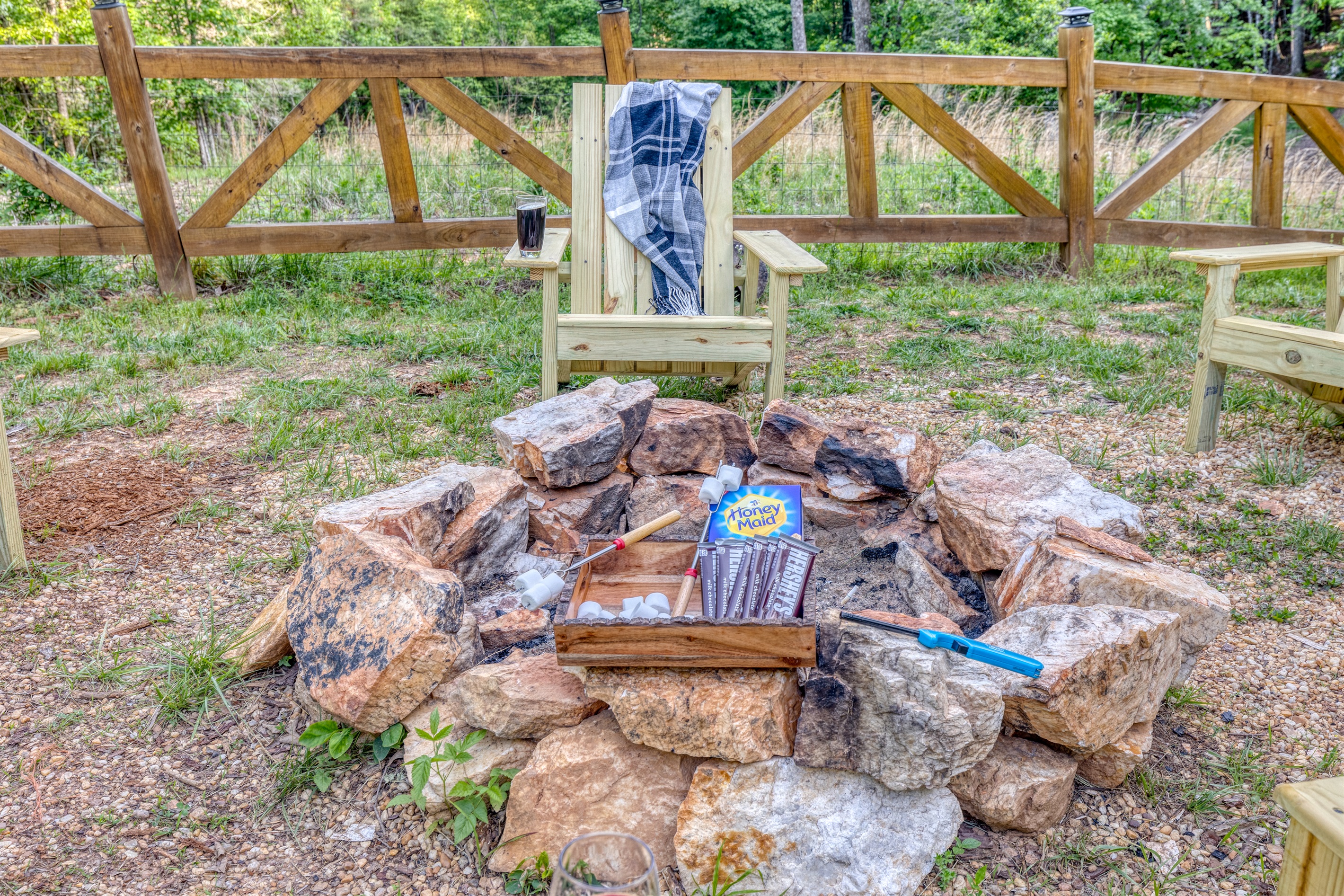 "The hosts thought over EVERYTHING, they even provided local ghost stories to read around the campfire." - guest Lisa F.