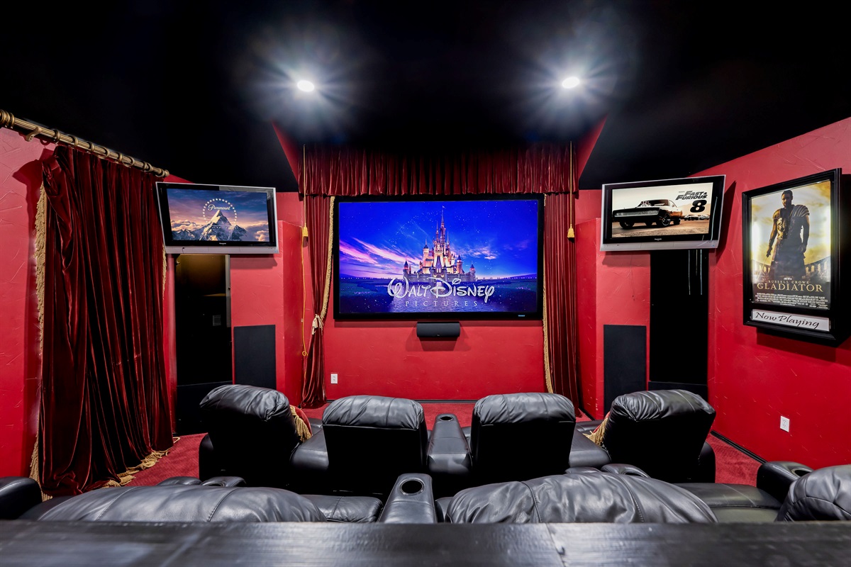 Experience true cinema-style comfort without leaving your vacation rental.
