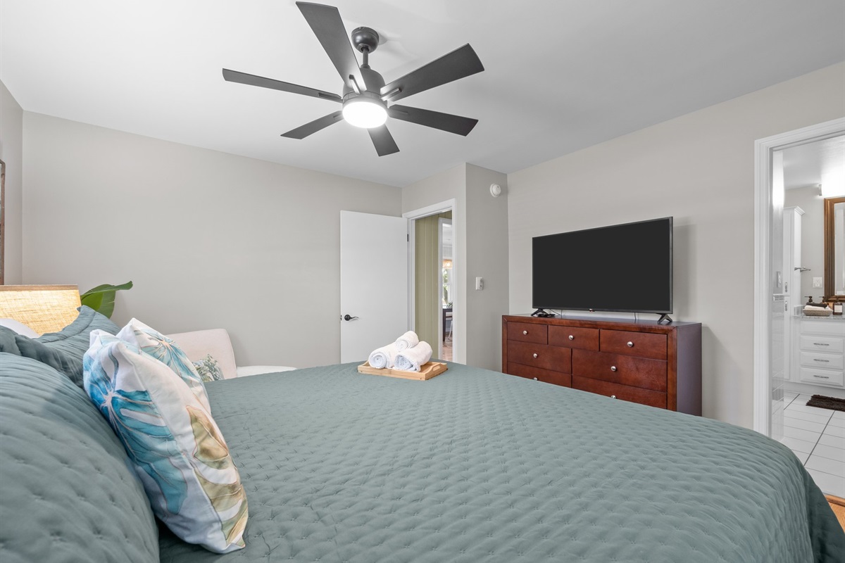 Big TV in Master Bedroom