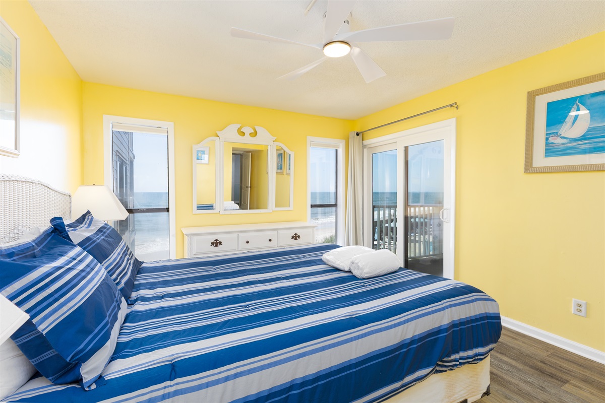 Bedroom with direct balcony access!