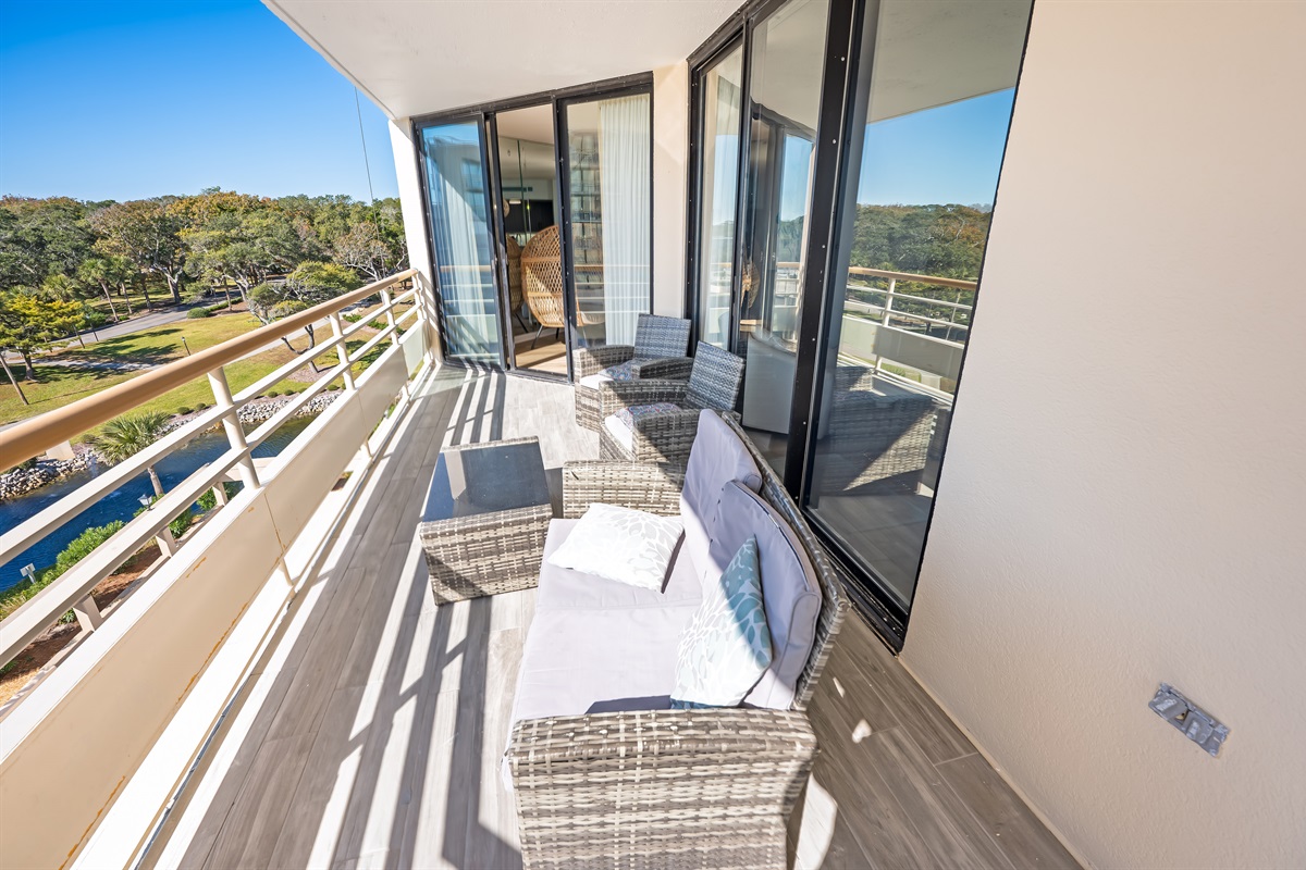 Amazing View from the Balcony!