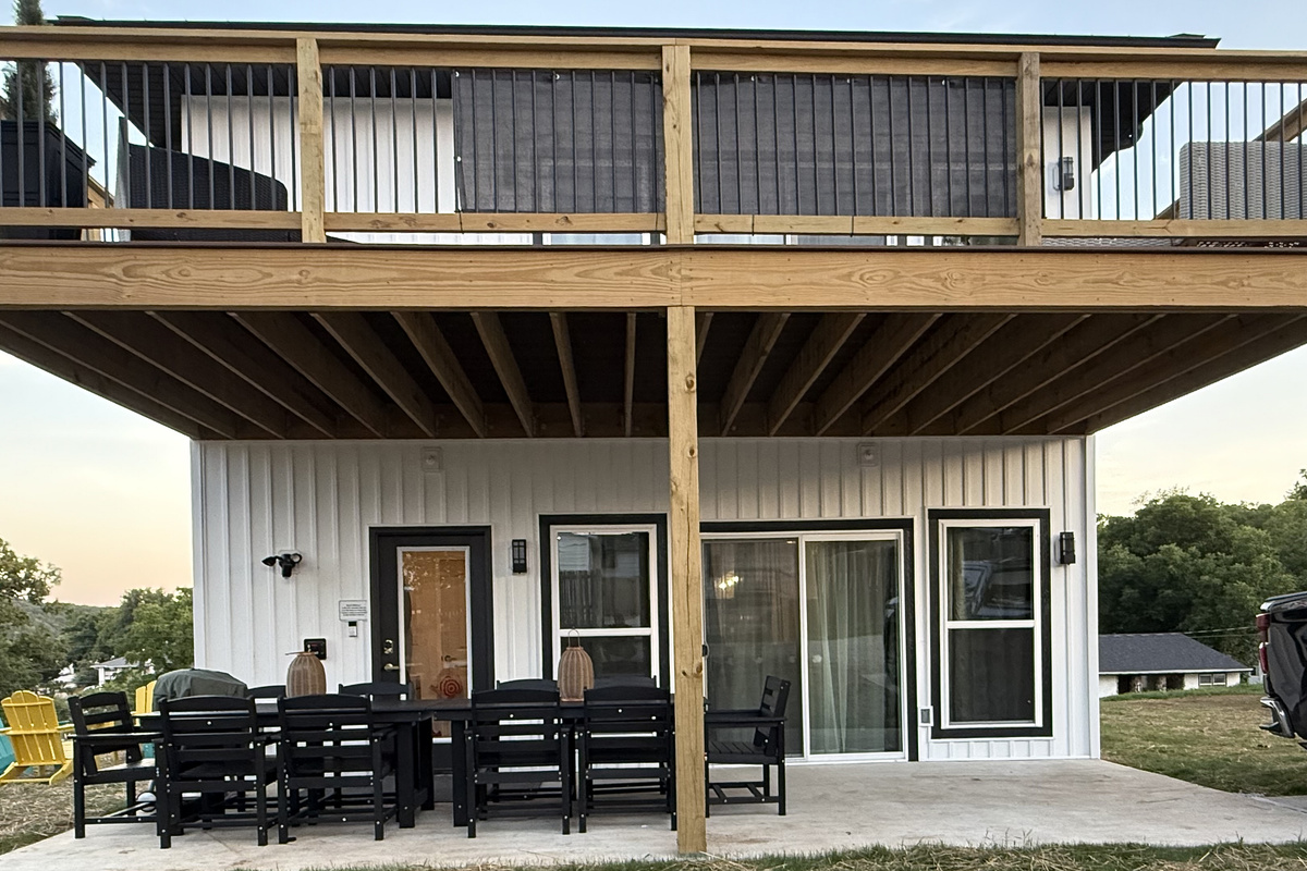 Large upper and lower outdoor spaces. Upper directly off of Master Bedroom