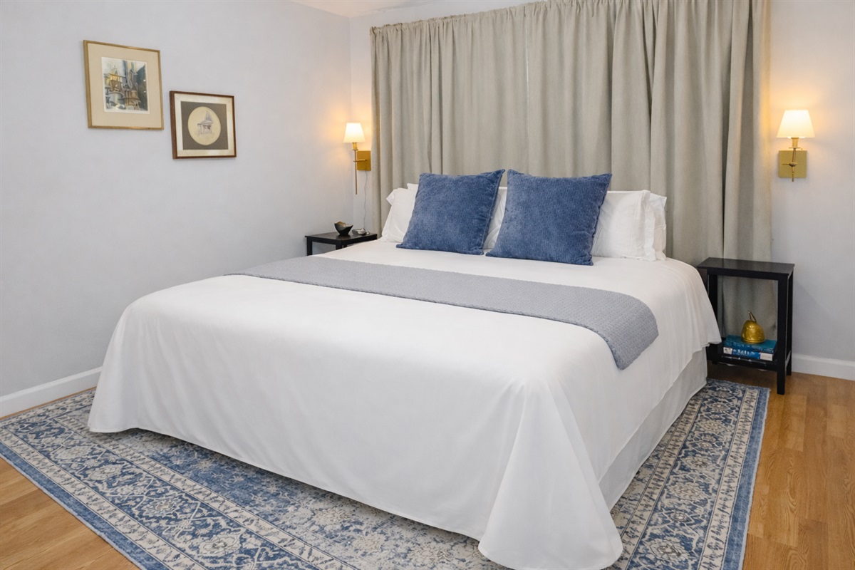 Calming, neutral tones for restful sleep