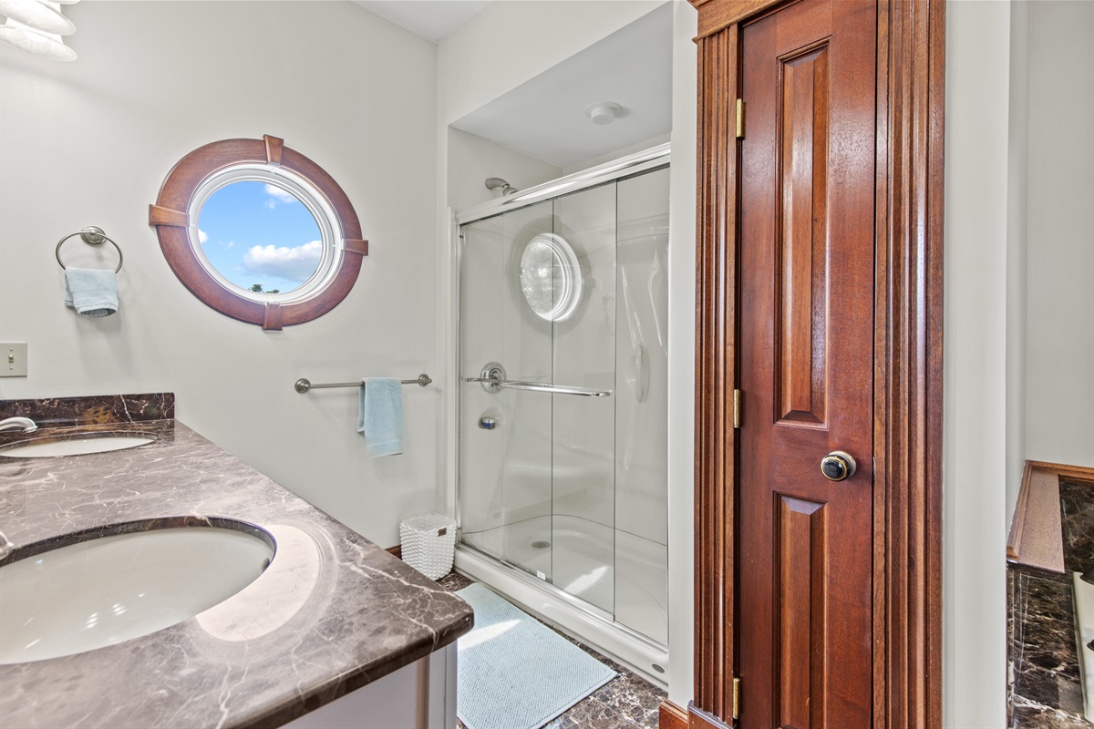 Large second floor bathroom
