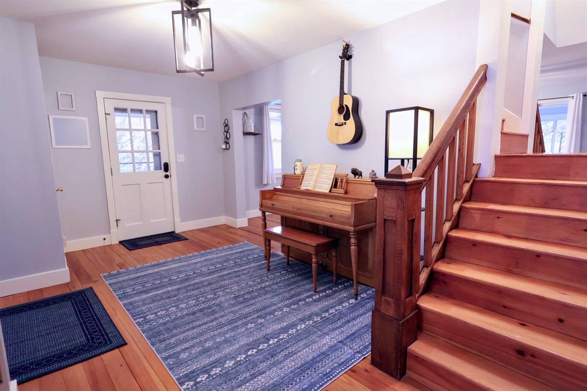 We love the old split staircase - history + personality