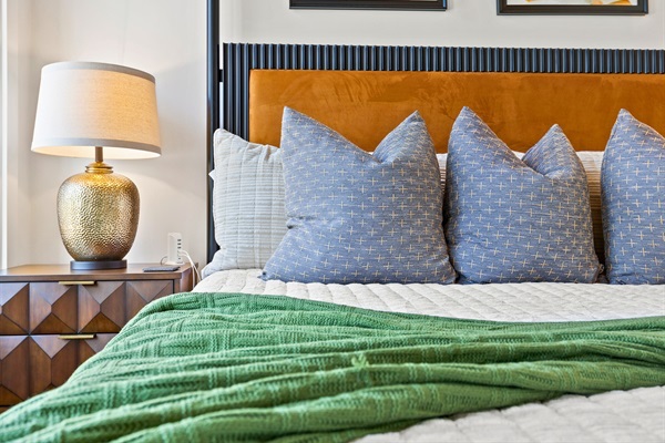 Just the touch to compliment the designer bedding.