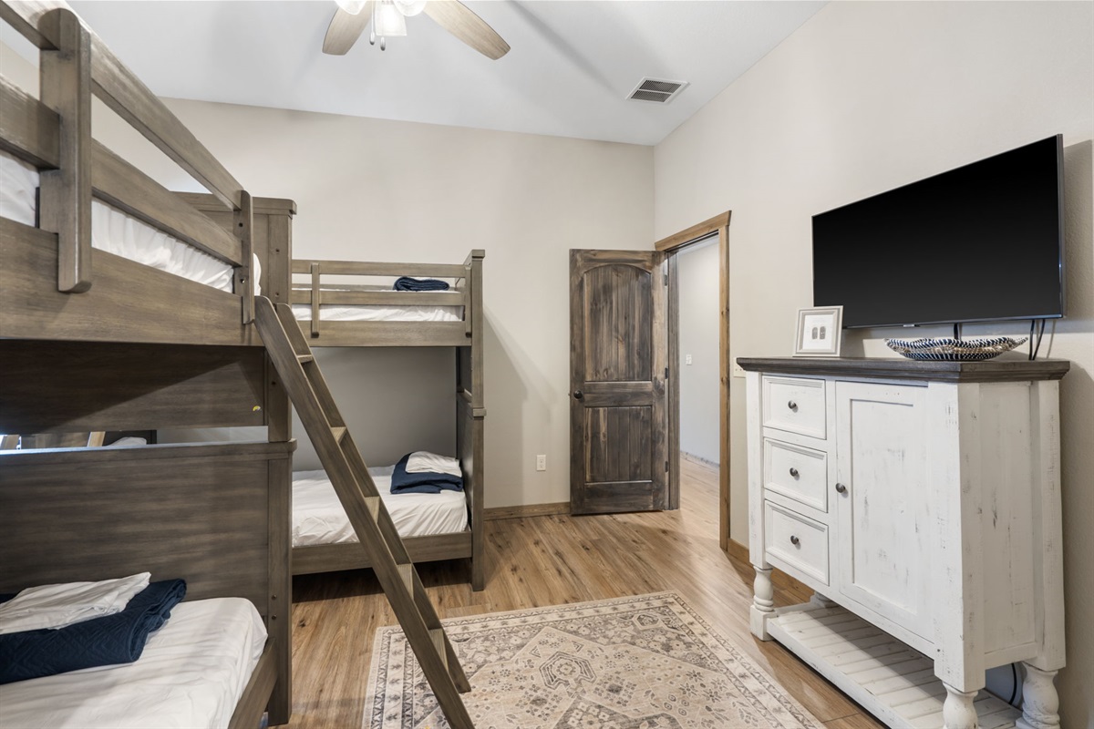 Lower level bunk room