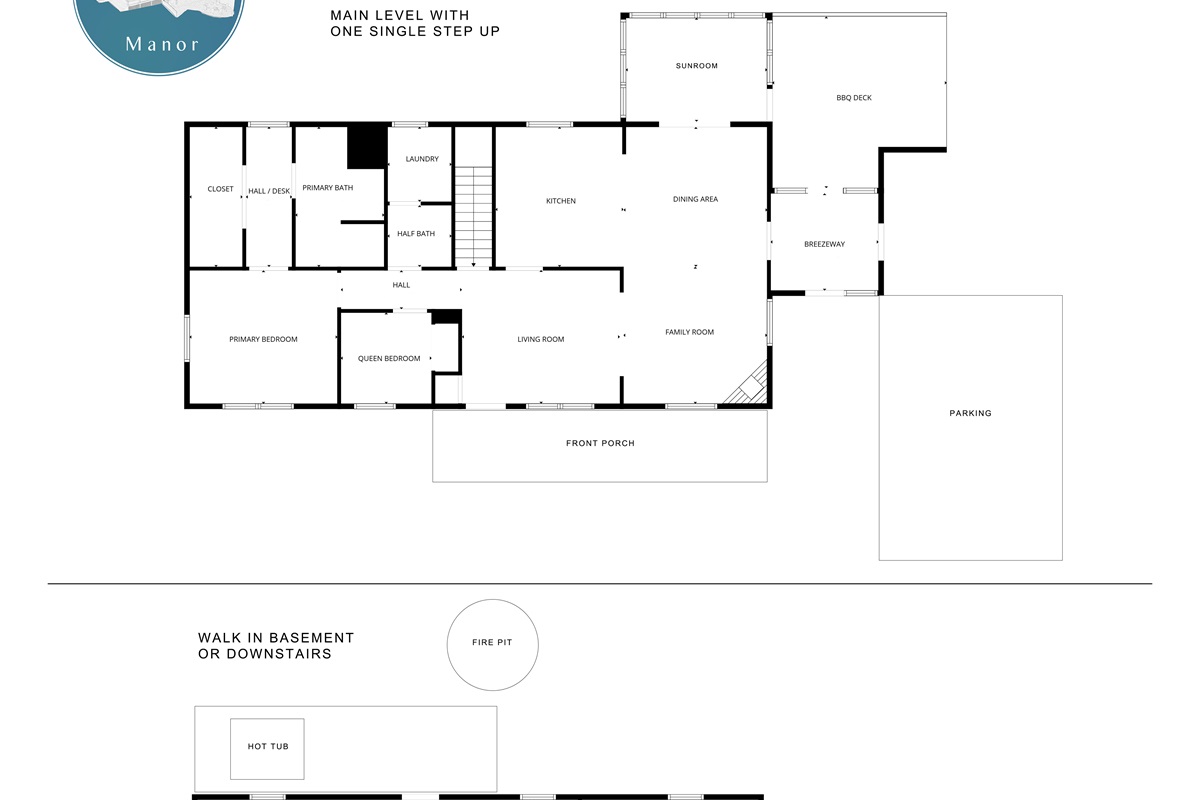 Understand the layout with this map to help you visualize your loved ones in the space.