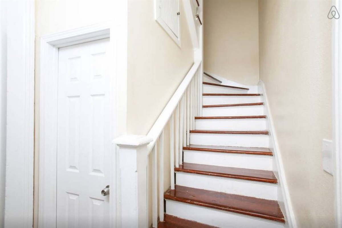 Interior stairs.