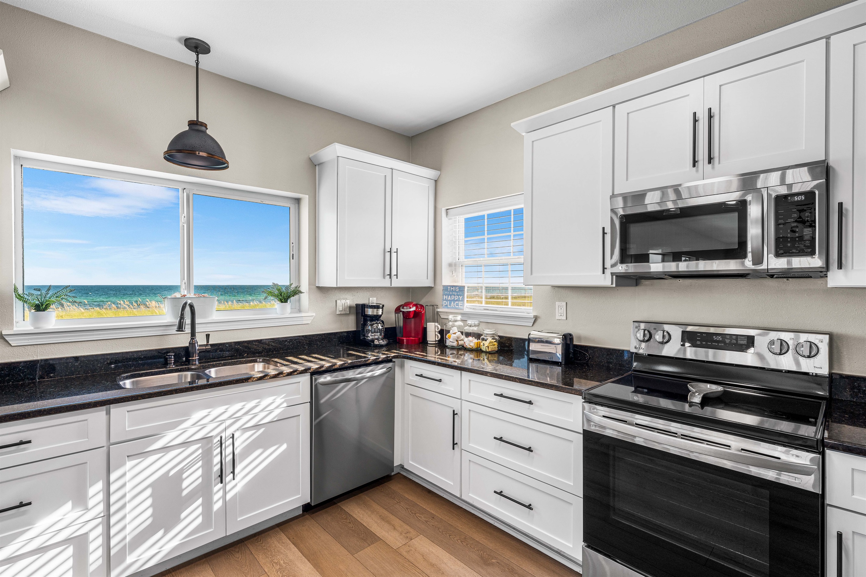 Kitchen w/ Gulf Views