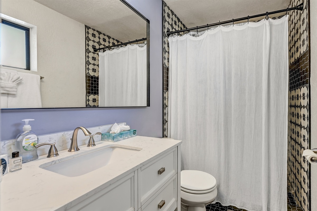 Primary Bath Newly Tiled