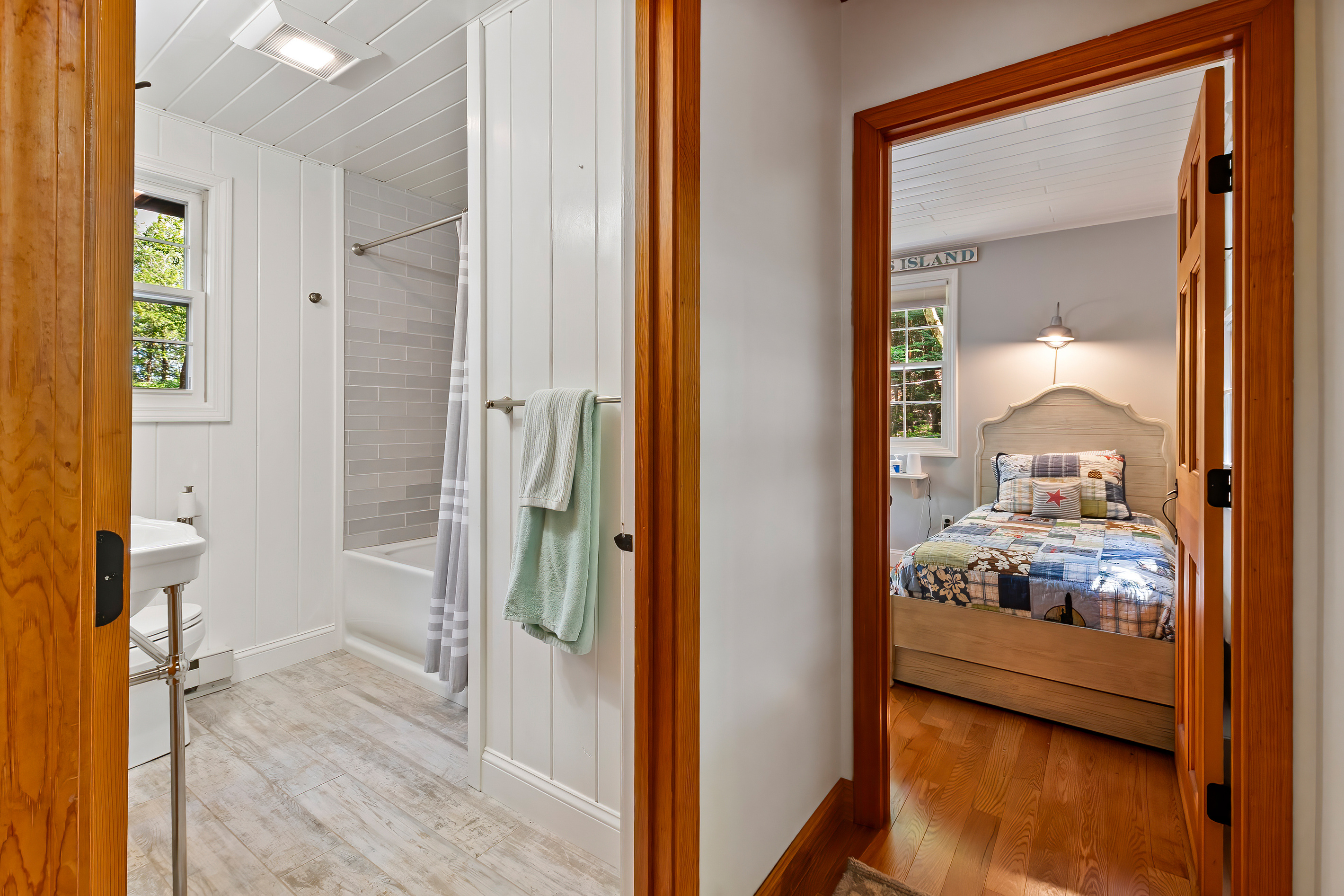 Hallway between 3rd Bedroom and upstairs full bath. 