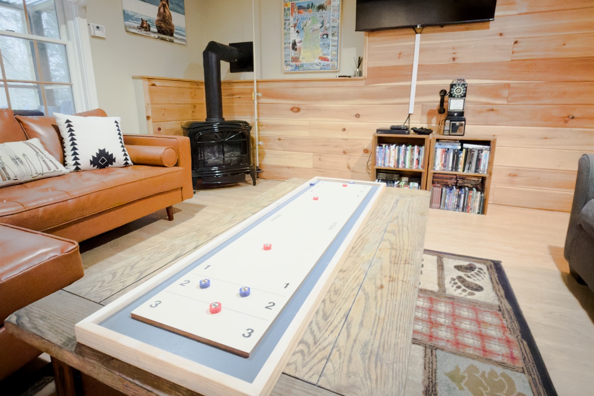 No matter if a nice day or rainy day there is always enough to do whether gaming or hanging out.