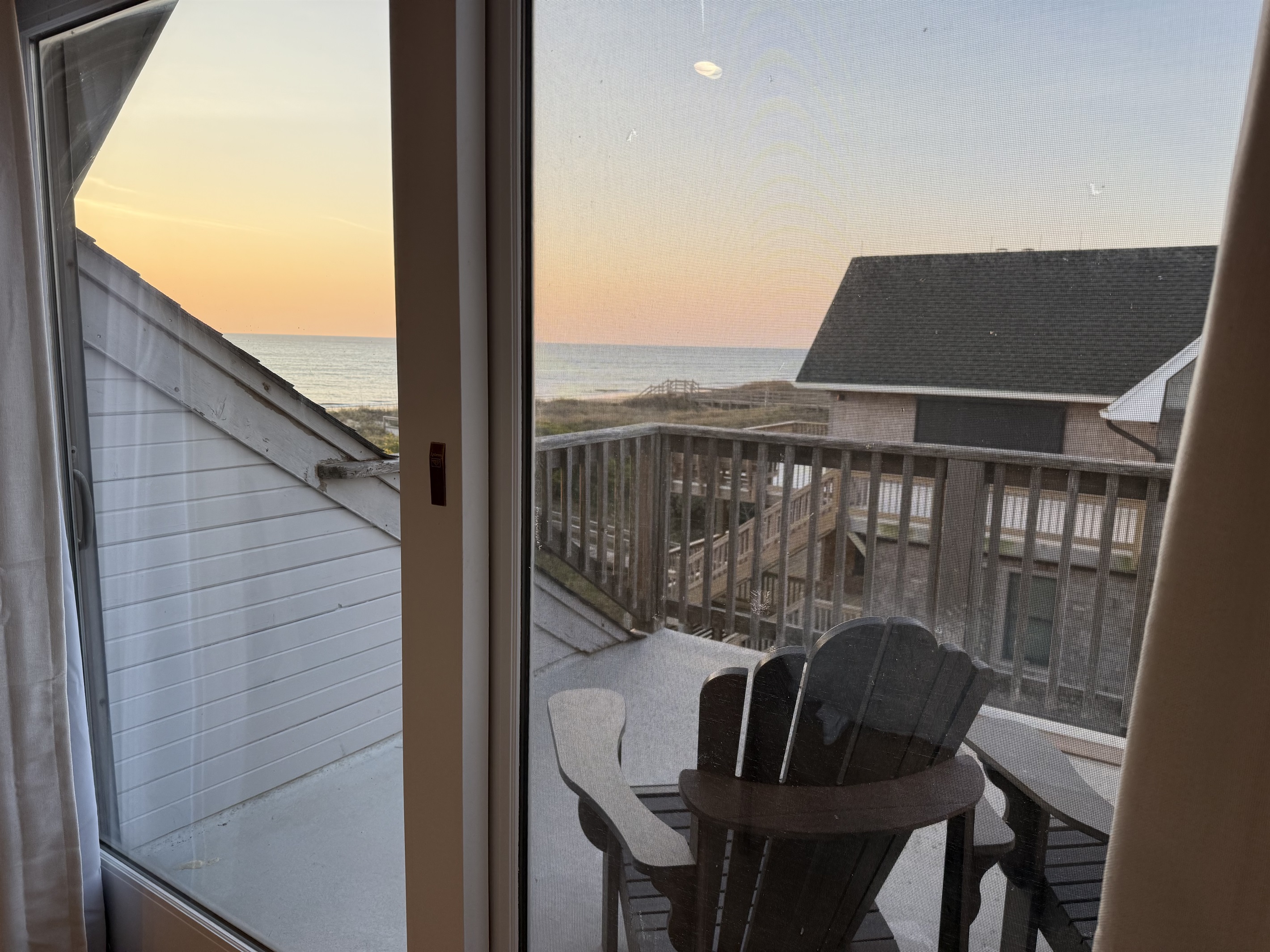 Wake up to this view from the master king bed!