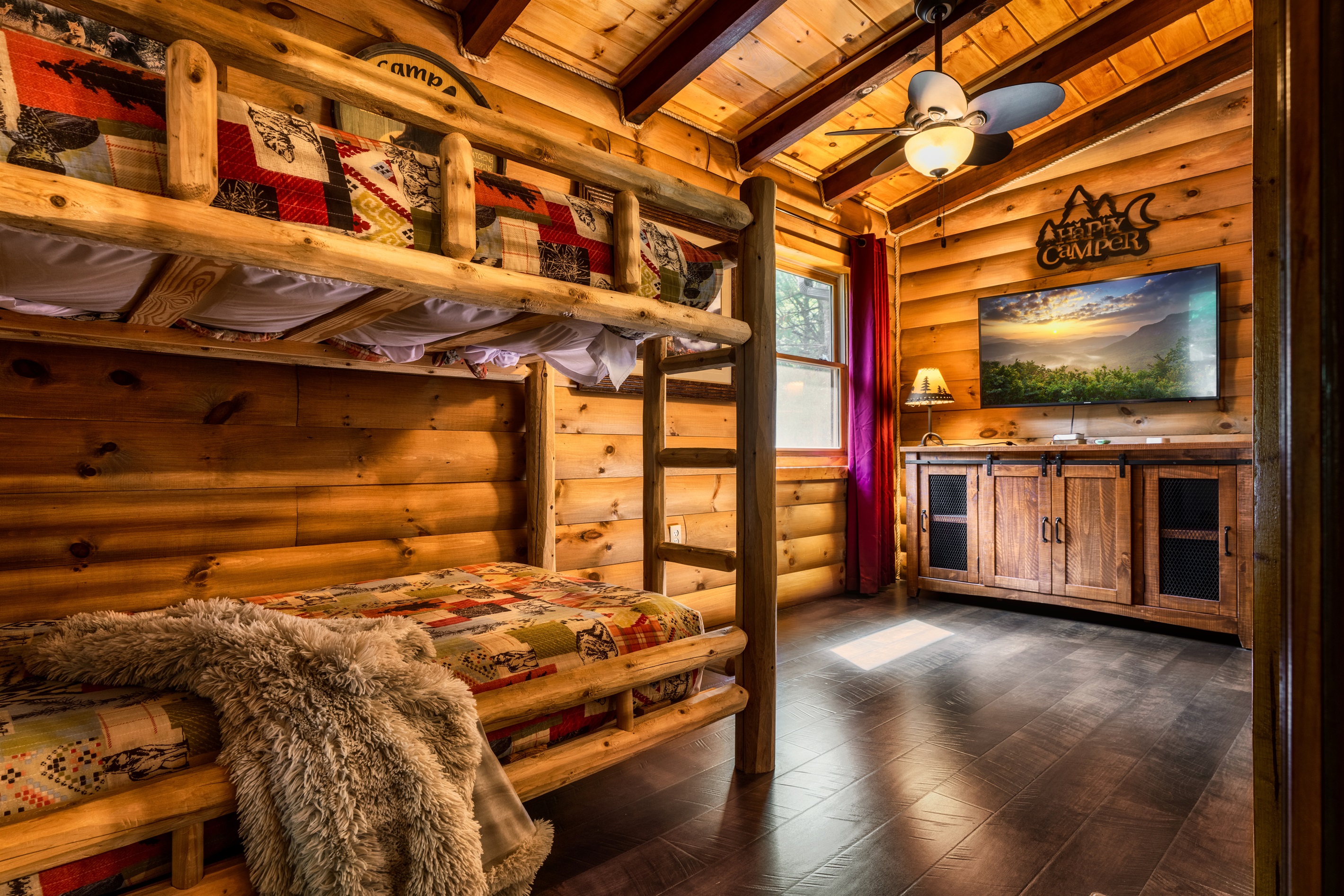Kids bunk area twin XL