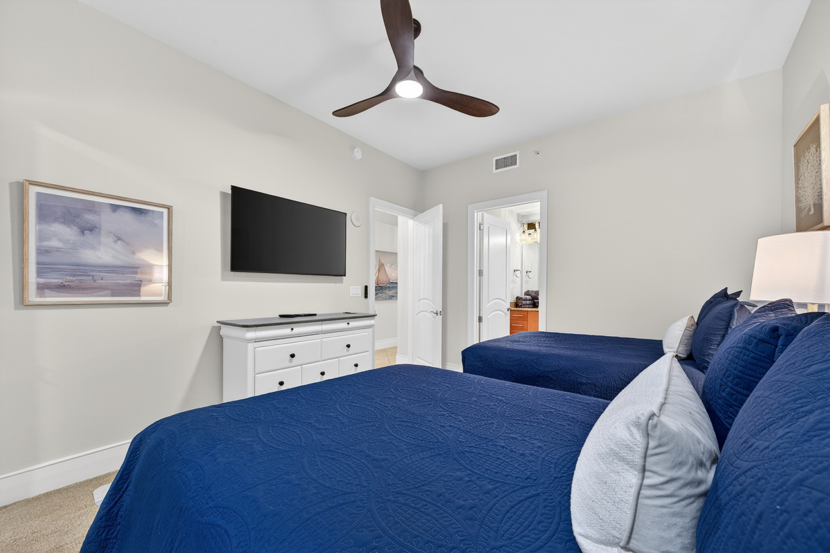 Third bedroom, two full size beds