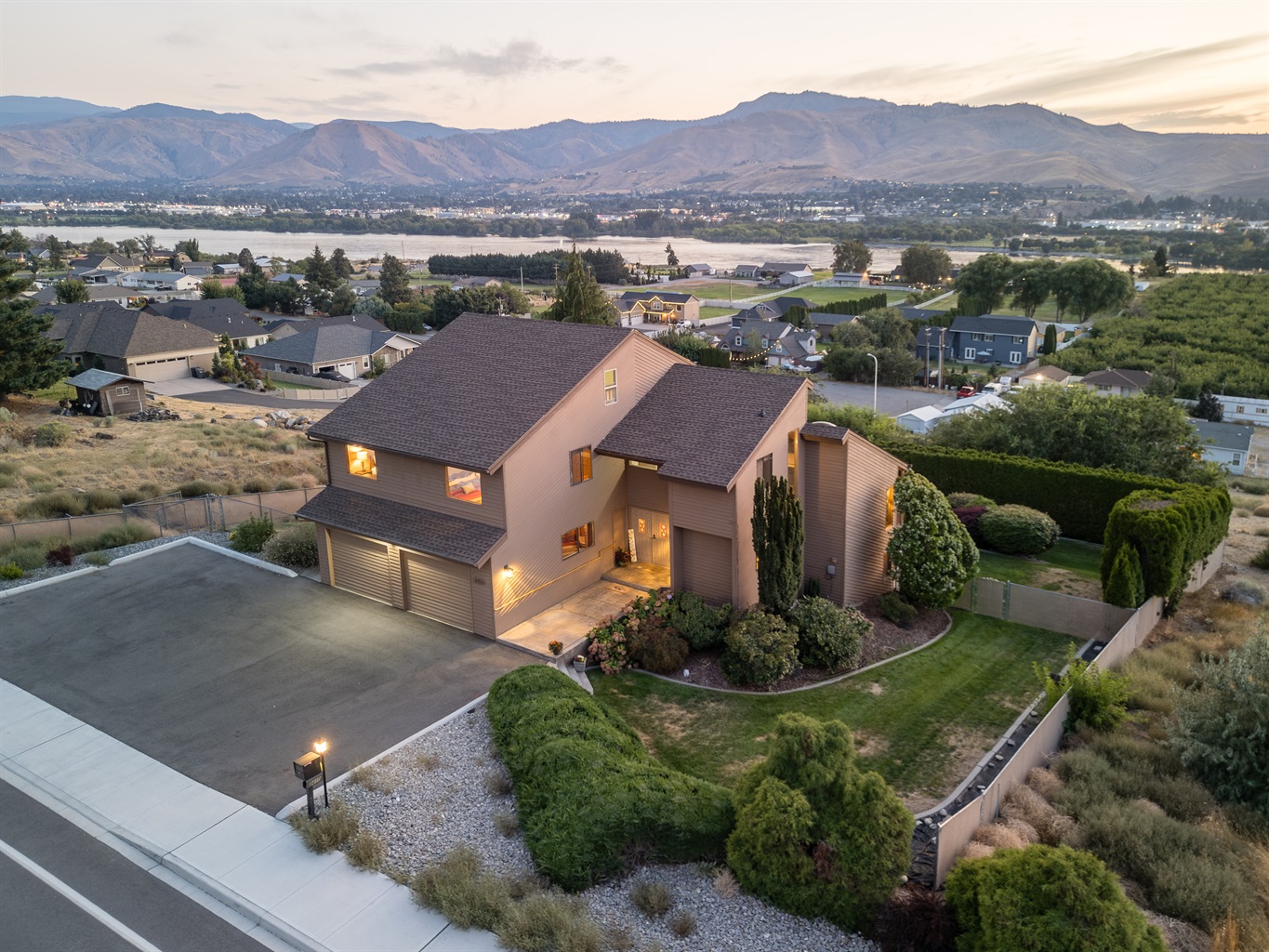 Beautifully lit at night — peaceful and private