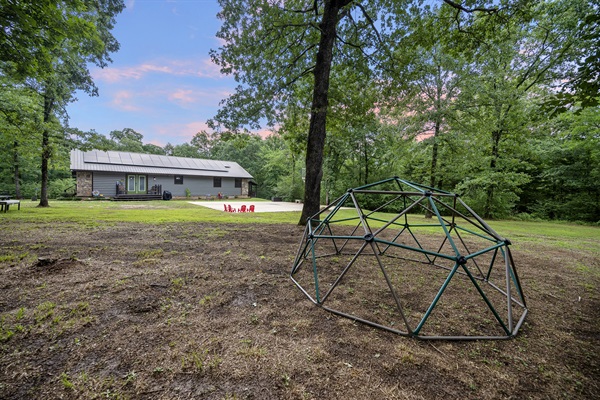 Climbing dome is big and sturdy enough for kids and kids at heart!