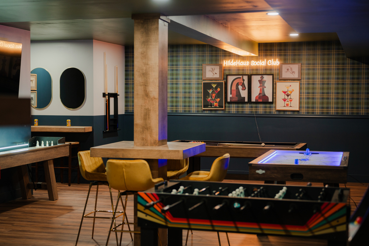 Rain or shine, the game lounge keeps everyone entertained with multiple games.