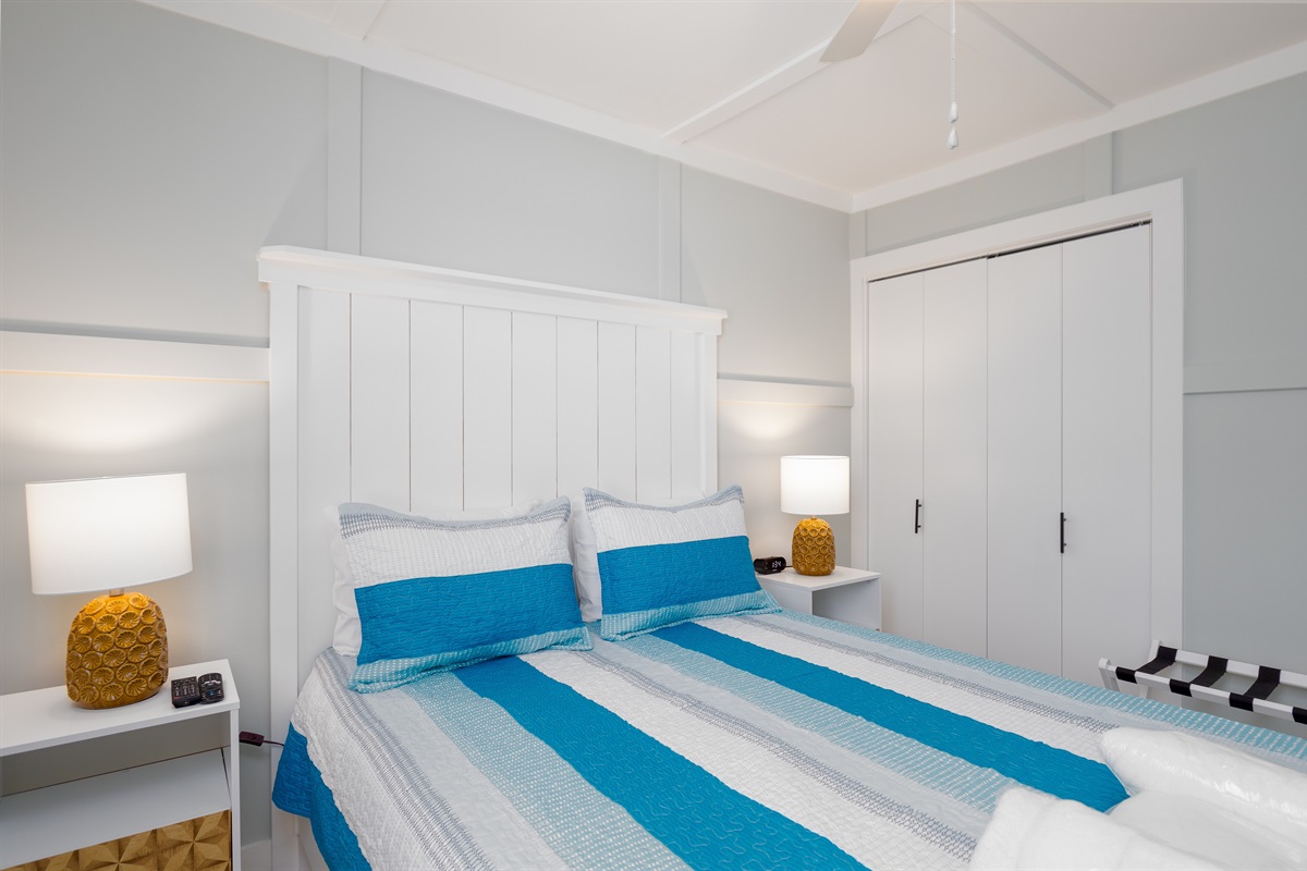 Lots of closet space for luggage and clothes