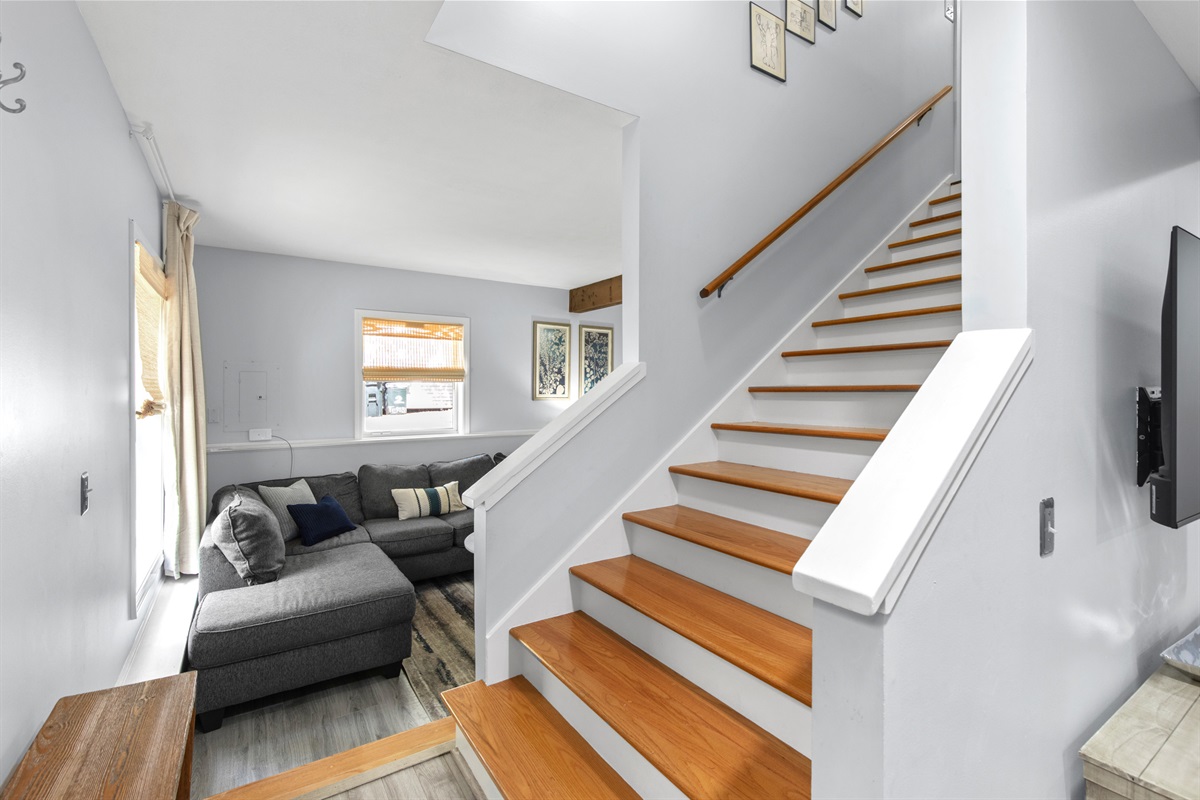 Stairway to the bedrooms